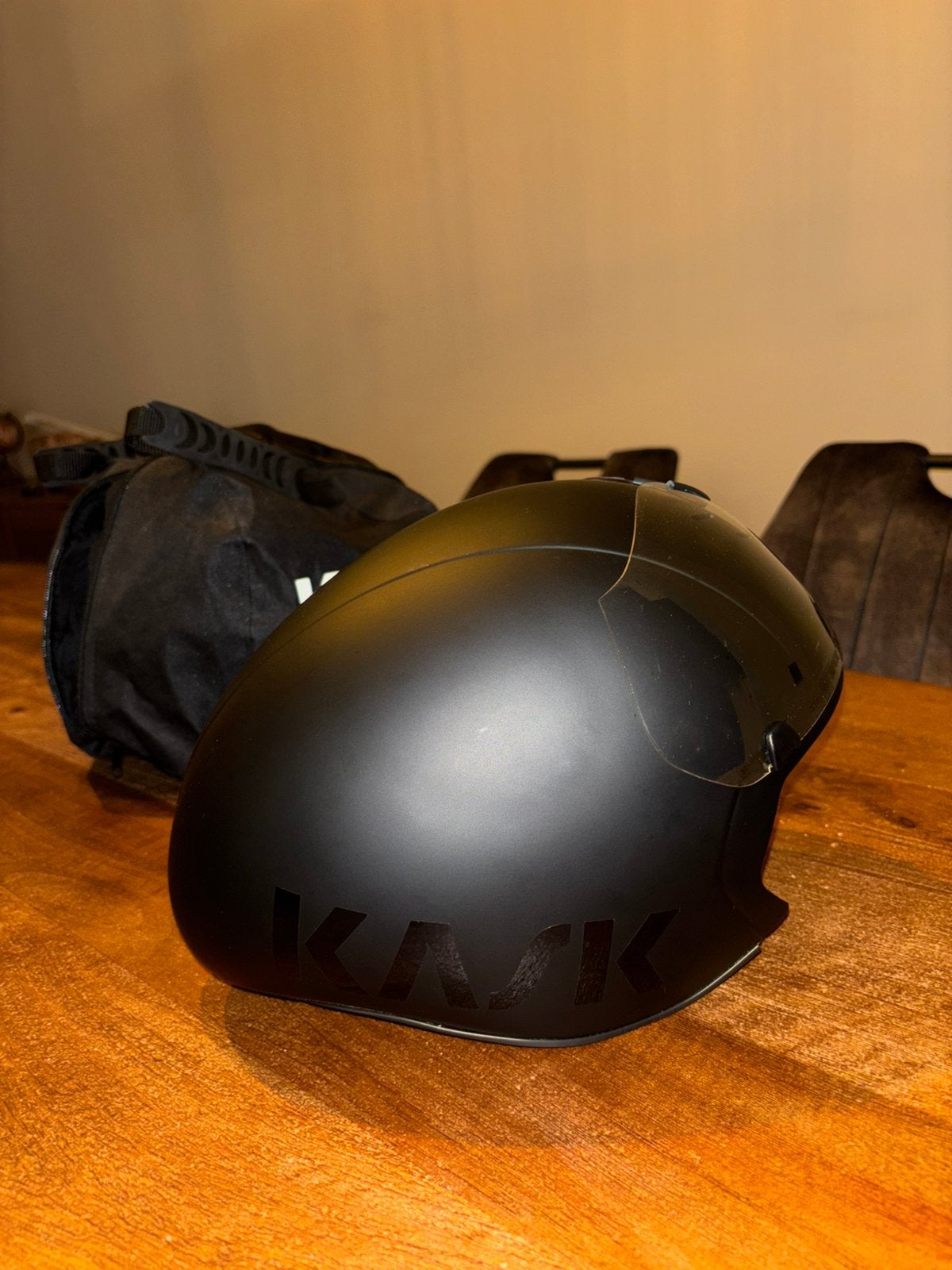 Tijdrit helm kask, Fietsen en Brommers, Ophalen, Zo goed als nieuw