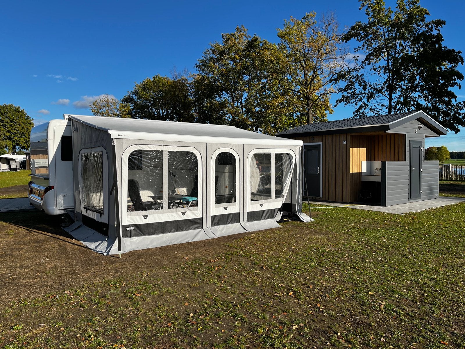 Thule Panorama voortent 9200 - 5.00 x 3.00, Ophalen, Zo goed als nieuw