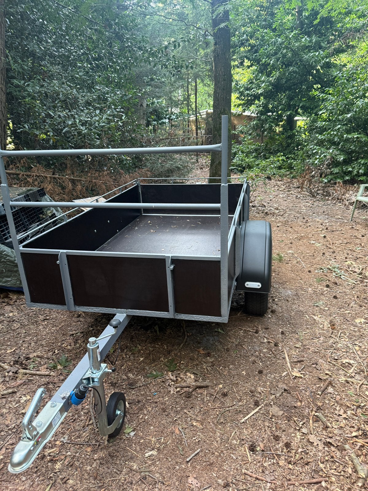 aanhanger enkelass, Ophalen, Nieuw, Spatbord