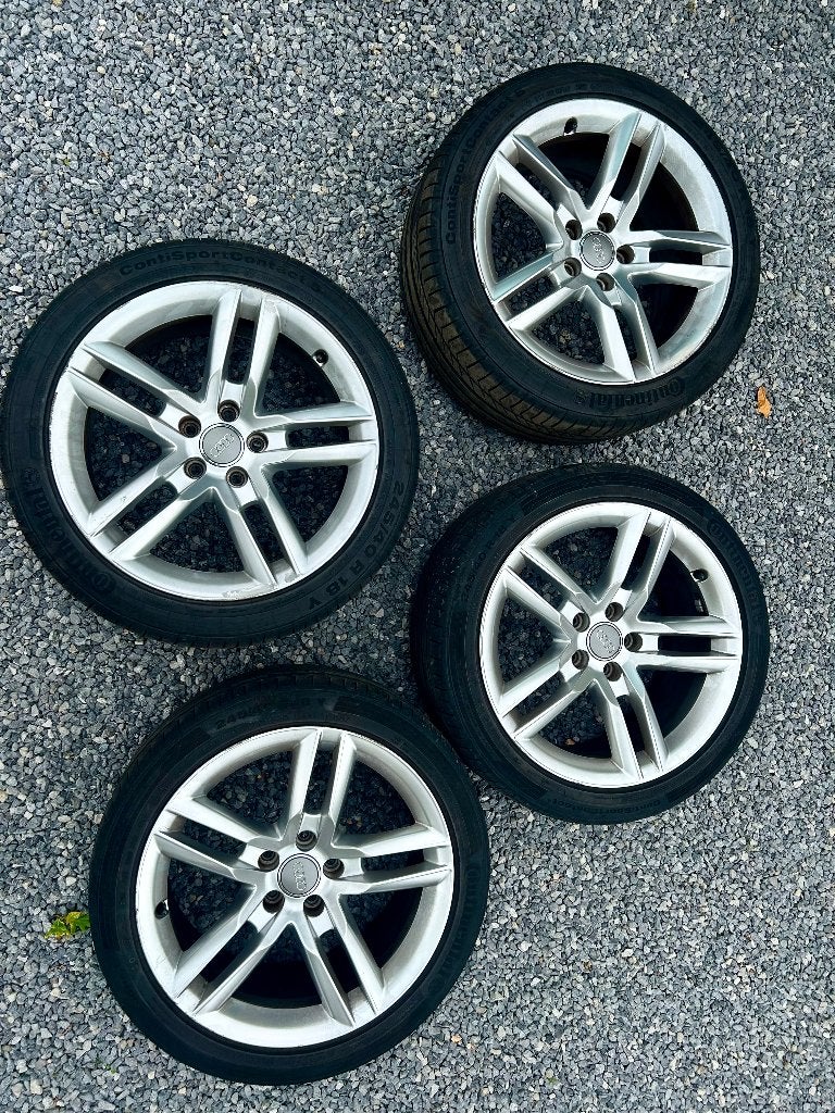 4 wielen met banden Audi A5 VW VAG Seat Skoda, Ophalen, 18 inch, Band(en), Personenwagen