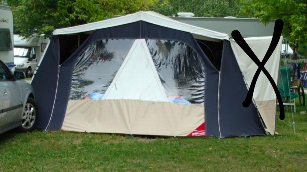 Combi Camp Venezia vouwwagen, Ophalen, Gebruikt