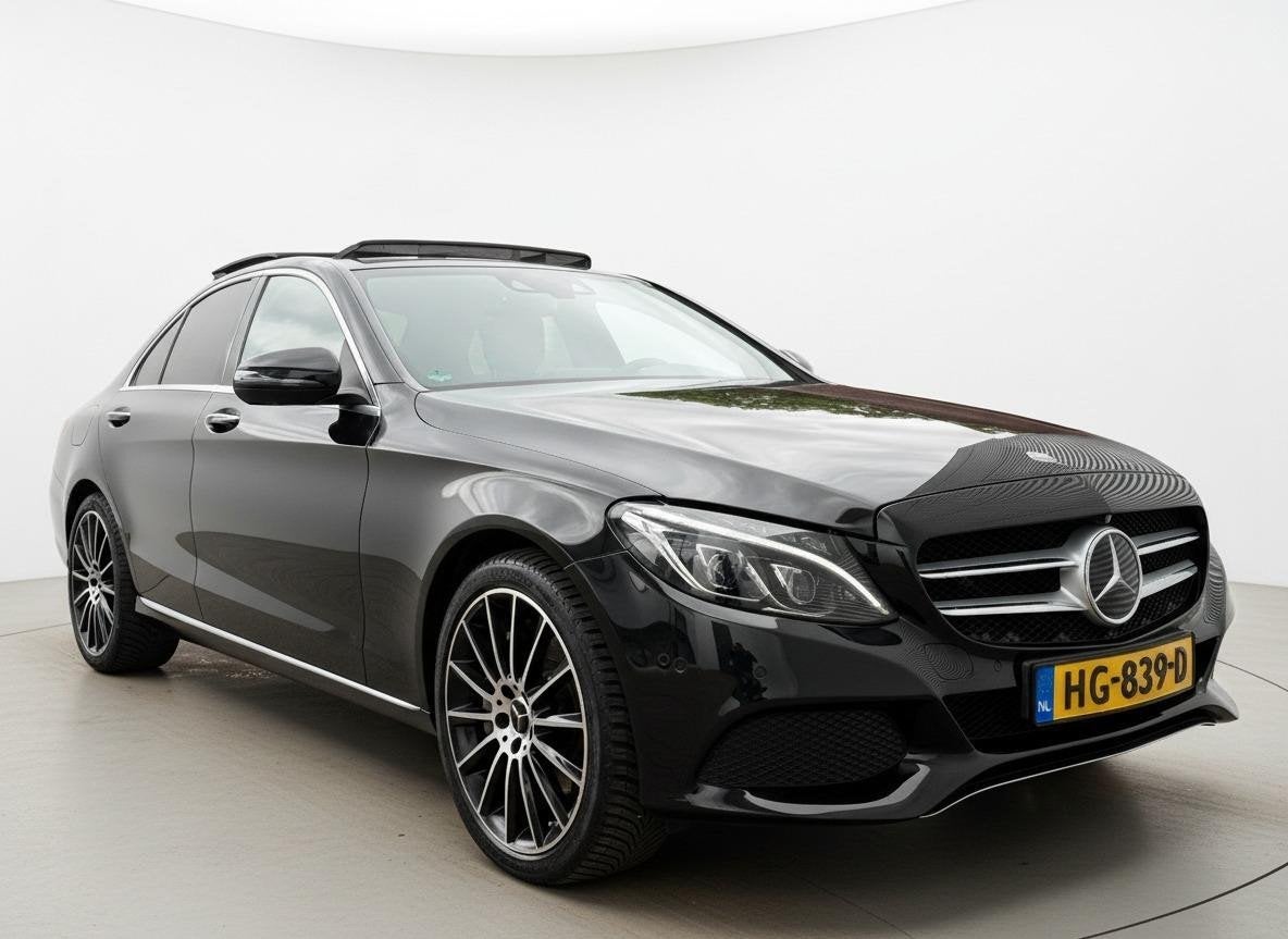 Mercedes C-klasse 350 e Led Head-Up Camera Cruise Panodak 15, Auto's, Automaat, 1780 kg, Achterwielaandrijving, Gebruikt