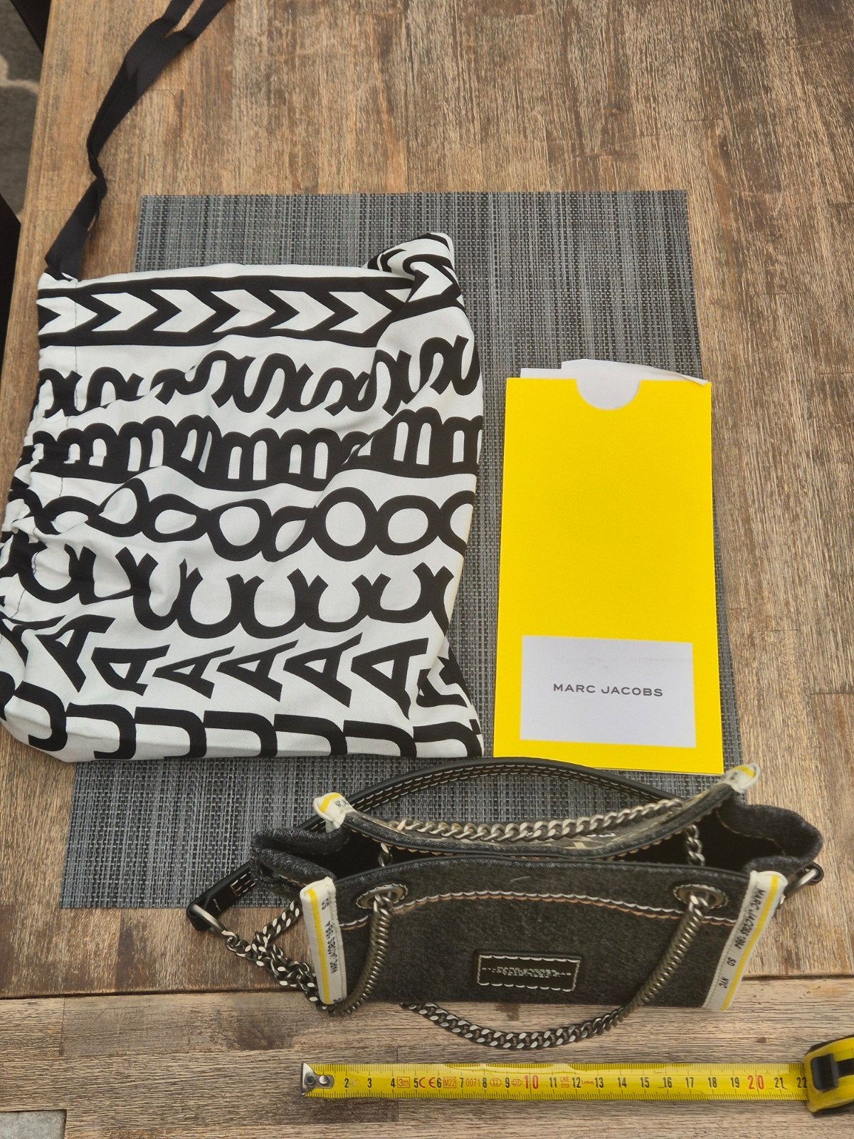 Marc Jacobs The Tote Bag Denim Schoudertasje, Ophalen of Verzenden