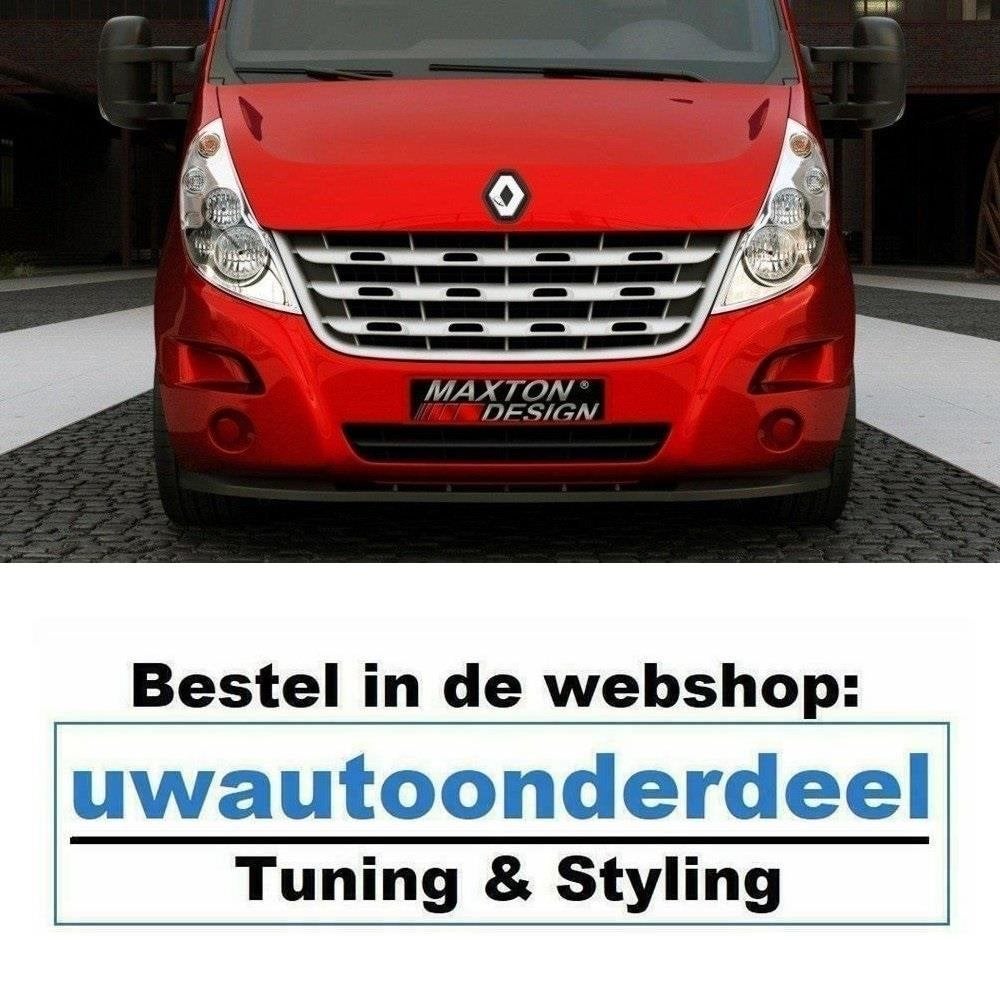 Spoiler Lip Voorspoiler Splitter Voor Renault Master, Verzenden, Automotive Parts, A.parts@hotmail.nl, Trasmolenlaan 12 3447 GZ Woerden
