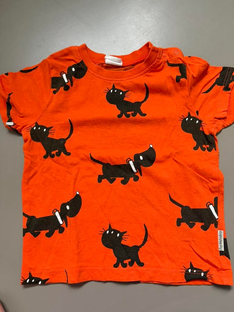 WK voetbal oranje shirt Takkie maat 80, Ophalen of Verzenden, Zo goed als nieuw, Jongetje of Meisje, Shirtje of Longsleeve