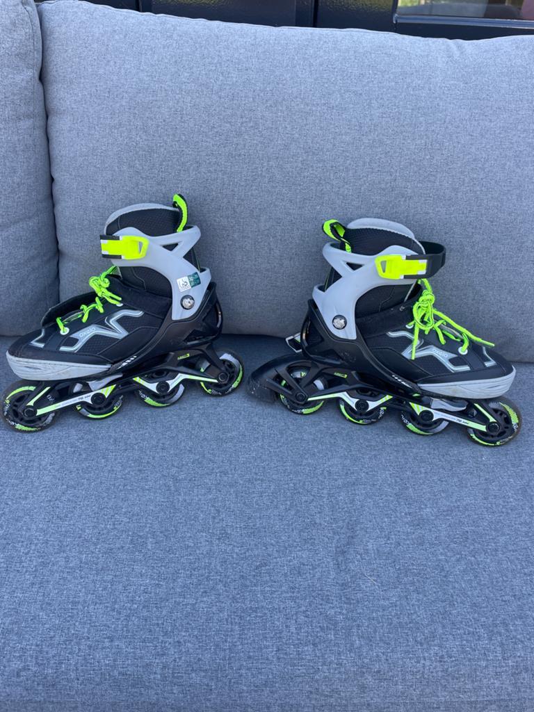 Oxelo inline skates, verstelbaar maat 32-35, Ophalen of Verzenden, Gebruikt, Overige typen, Overige merken