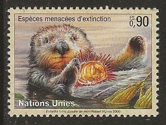 Verenigde Naties 120, otter voor asmae, Verzenden, Gestempeld, Noord-Amerika
