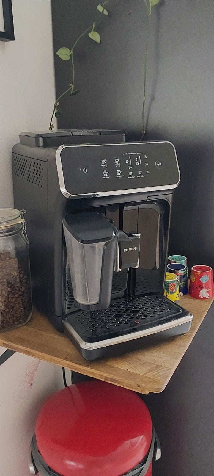 Philips 2200 espresso apparaat, Afneembaar waterreservoir, Gebruikt, Espresso apparaat, Ophalen of Verzenden