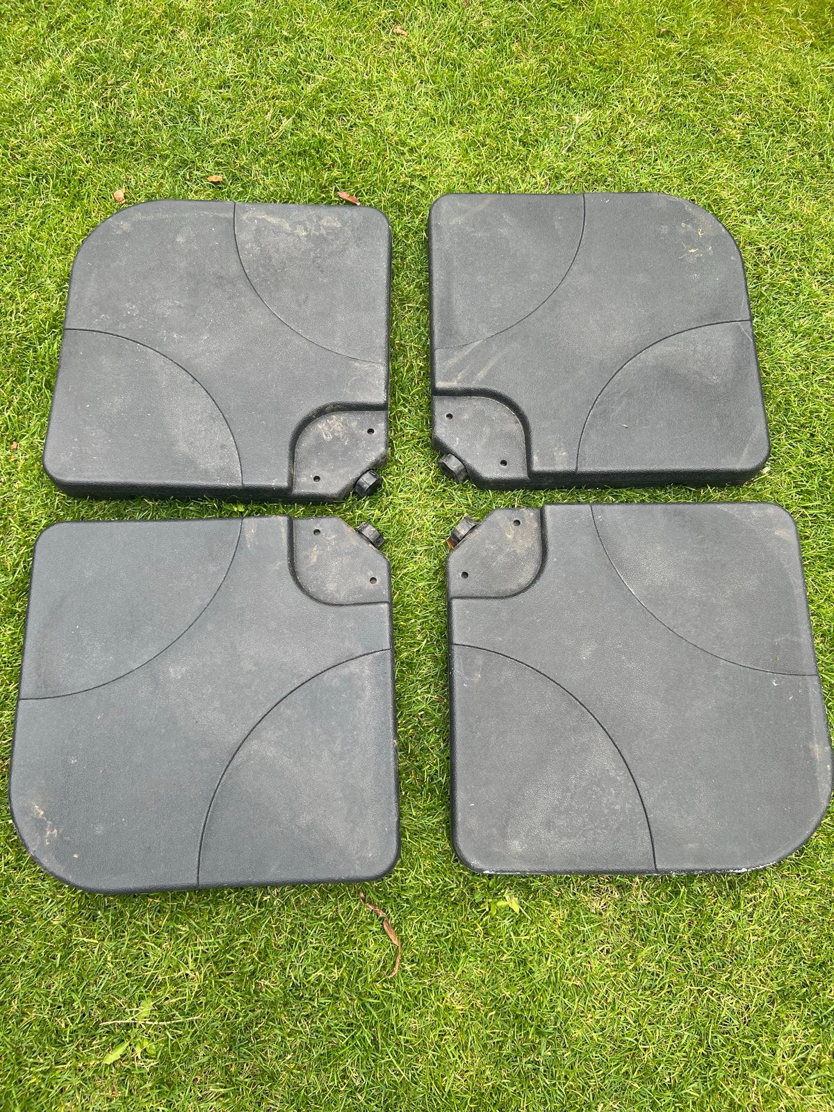 Parasolvoet tegels (4 stuks), Ophalen, Gebruikt, Minder dan 1 meter, Parasolvoet