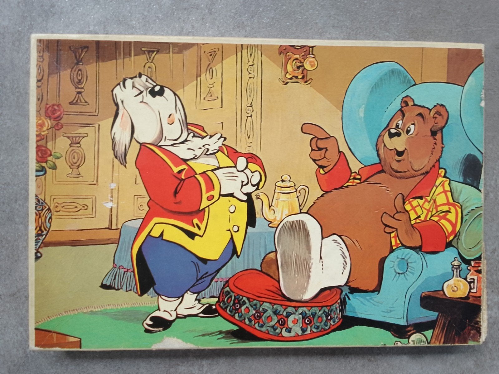 Vintage Olivier B Bommel, legpuzzel 70 stukjes, Ophalen of Verzenden, Minder dan 500 stukjes, Gebruikt