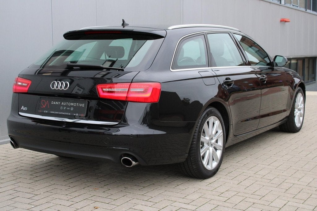 Audi A6 Avant 2.8 FSI Pro Line S LEDER I INKLAPBARE TREKHAAK, Auto's, Audi, Euro 5, Gebruikt, Zwart, 2773 cc