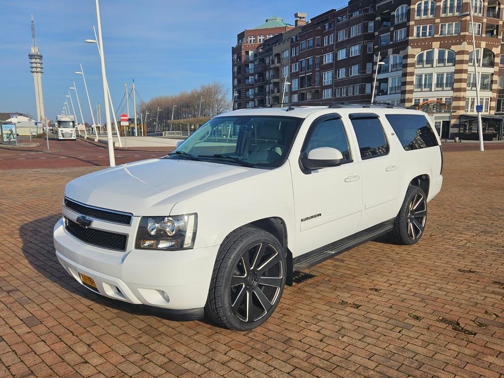 Chevrolet Suburban 5.3l V8 325PK 7 PERS. 24" WIELEN 2007, Auto's, Automaat, Suburban, 7 stoelen, Leder