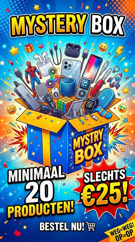 Mysterybox 25 weer op voorraad!!!, Ophalen of Verzenden