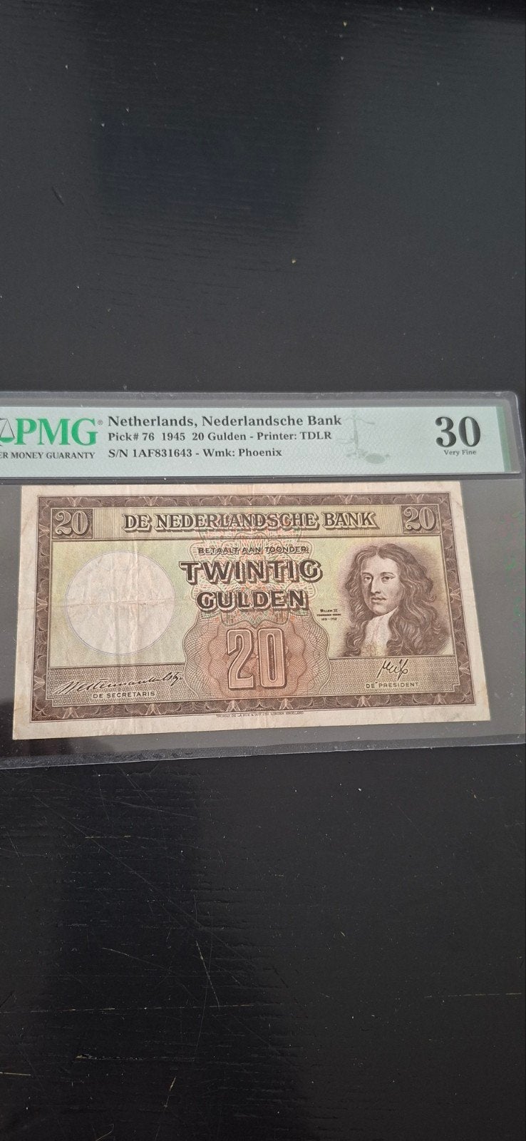 20 gulden biljet 1945 bieden, Postzegels en Munten, Bankbiljetten | Nederland, Ophalen of Verzenden, 25 gulden