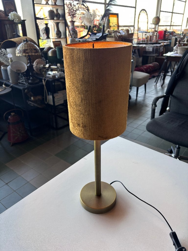 Lightmakers Tafellamp Caramel Goud Metaal Modern, Ophalen, Gebruikt, 50 tot 75 cm, Overige materialen