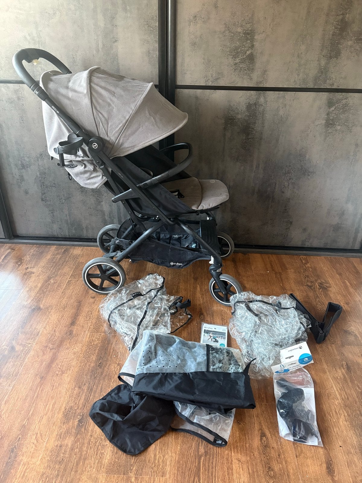 Cybex Eezy S+2 kinderwagen met parasol,bekerhouder,regenfoli