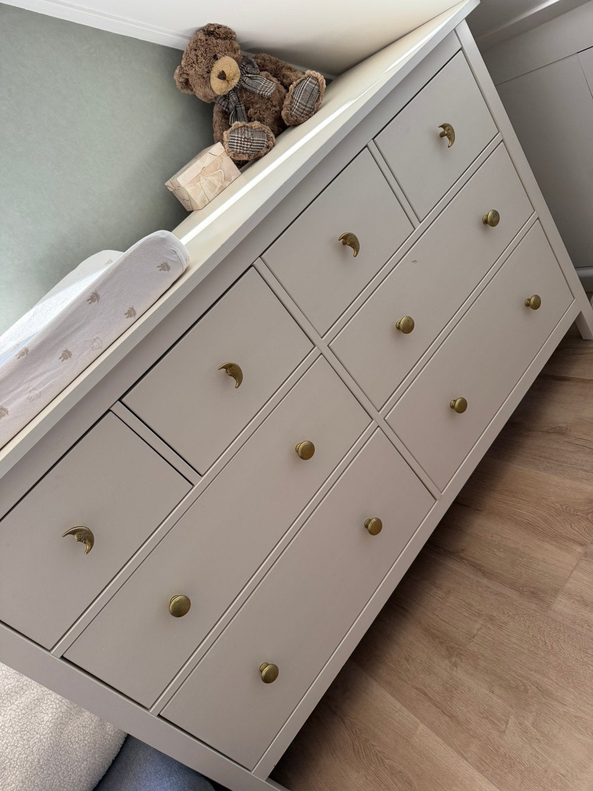 12 gouden deurknoppen, Ophalen of Verzenden, Zo goed als nieuw, 25 tot 50 cm