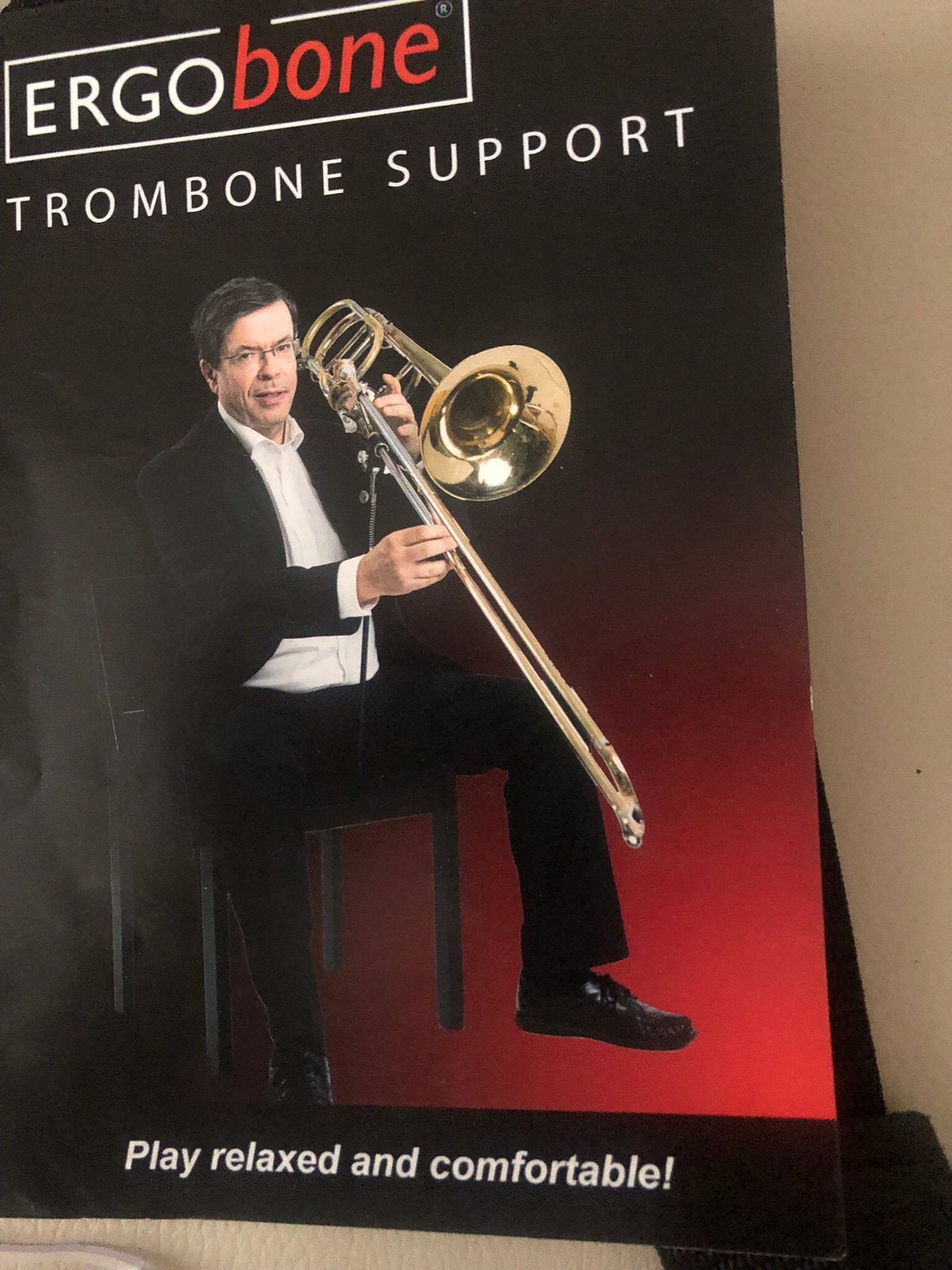 Ergobone trombone support, Ophalen of Verzenden, Zo goed als nieuw