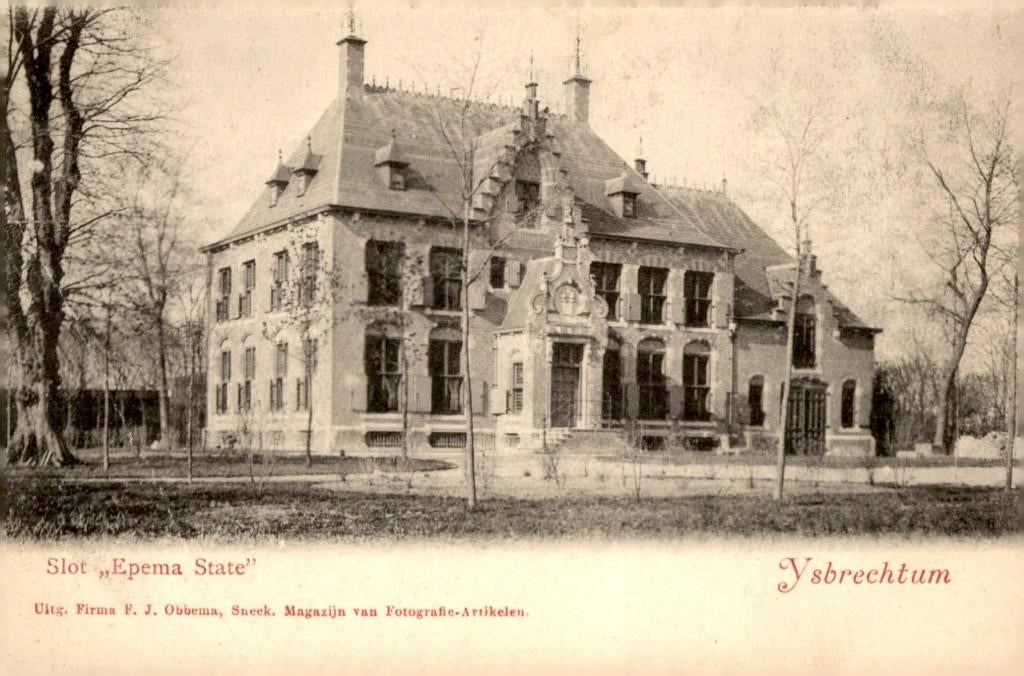IJsbrechtum Slot Epema State # 394, Verzenden, Voor 1920, Ongelopen, Friesland