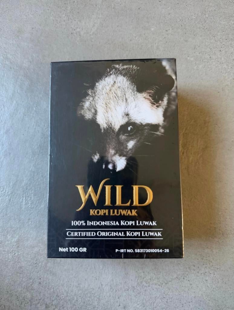 Kopi Luwak koffiebonen uit Bali 100 gram, Ophalen of Verzenden