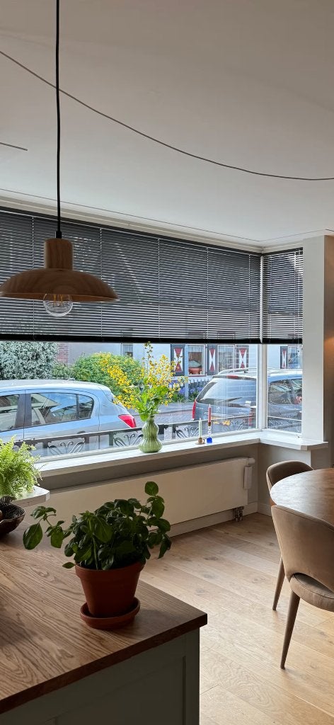Horizontale Jaloezieën Luxaflex kleur zwart, Ophalen, Gebruikt, Zwart, Luxaflex