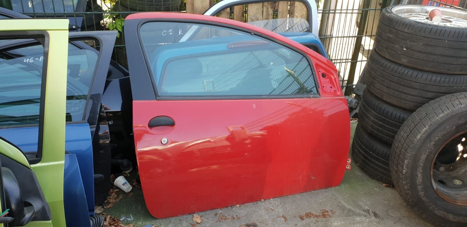 CITROËN C1 PORTIER RECHTS BJ 2008, Gebruikt, -, Deur, -