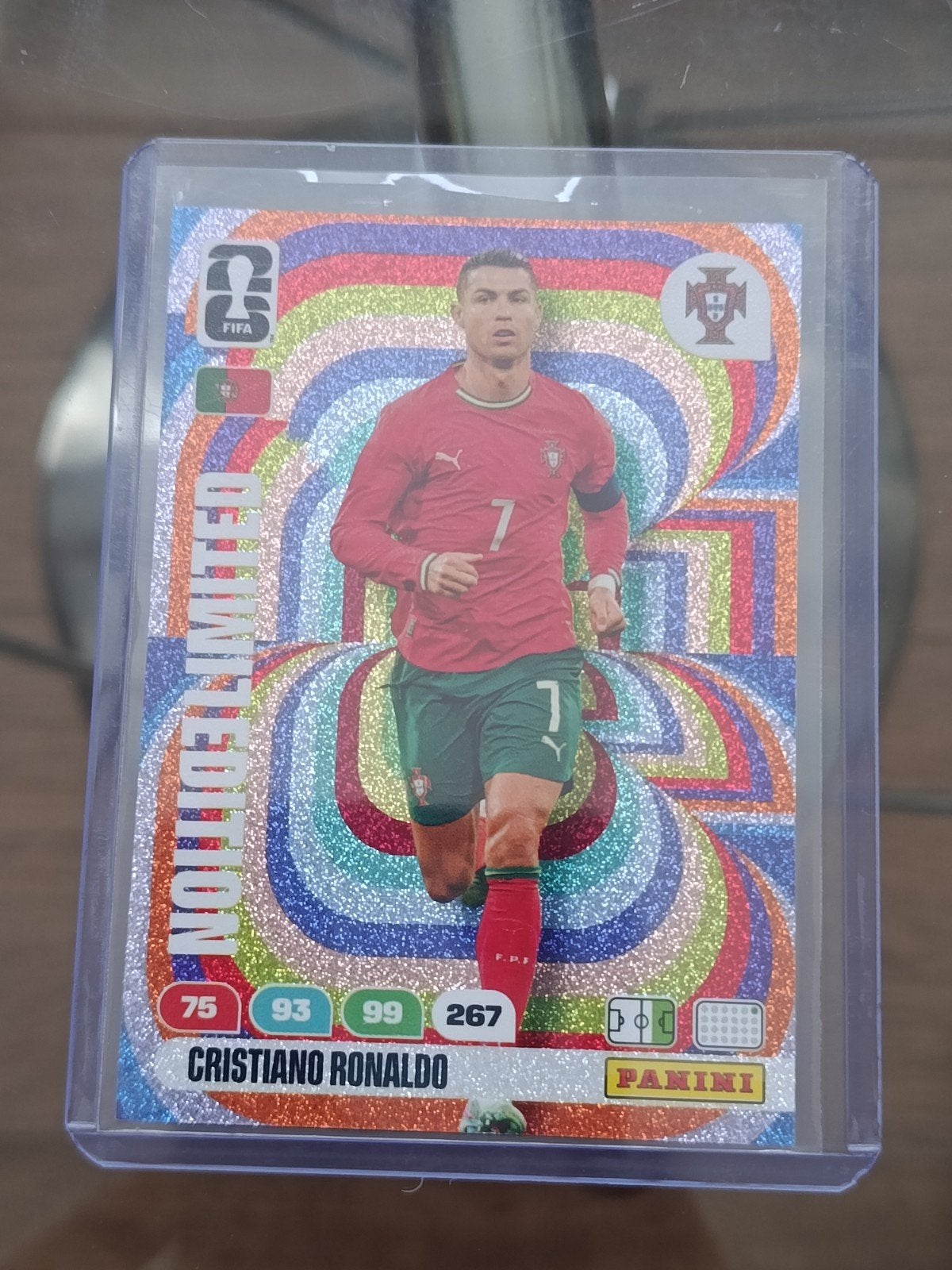 Cristiano Ronaldo Limited Edition FIFA World Cup 2026 Kaart, Ophalen of Verzenden, Nieuw, Buitenlandse clubs, Spelerskaart