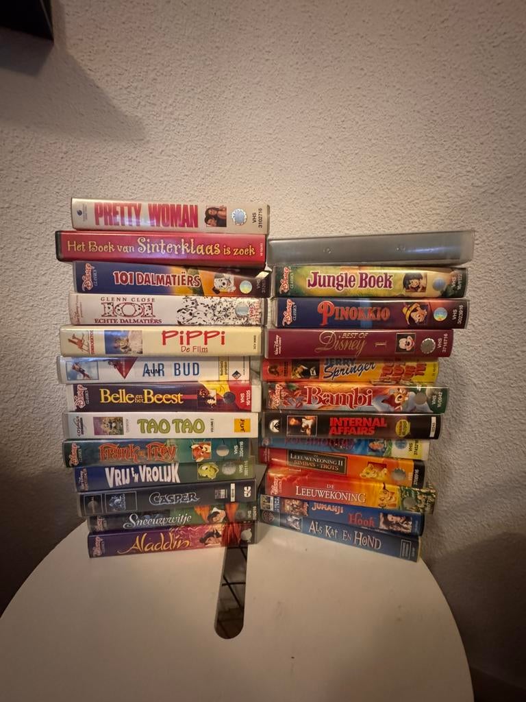 Videobanden (VHS), Cd's en Dvd's, VHS | Kinderen en Jeugd, Alle leeftijden, Ophalen, Zo goed als nieuw, Overige typen