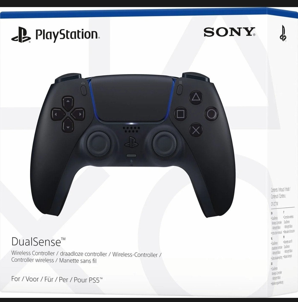 Nieuwe PlayStation 5 DualSense Controller Zwart, Spelcomputers en Games, Spelcomputers | Sony PlayStation 5, Ophalen of Verzenden