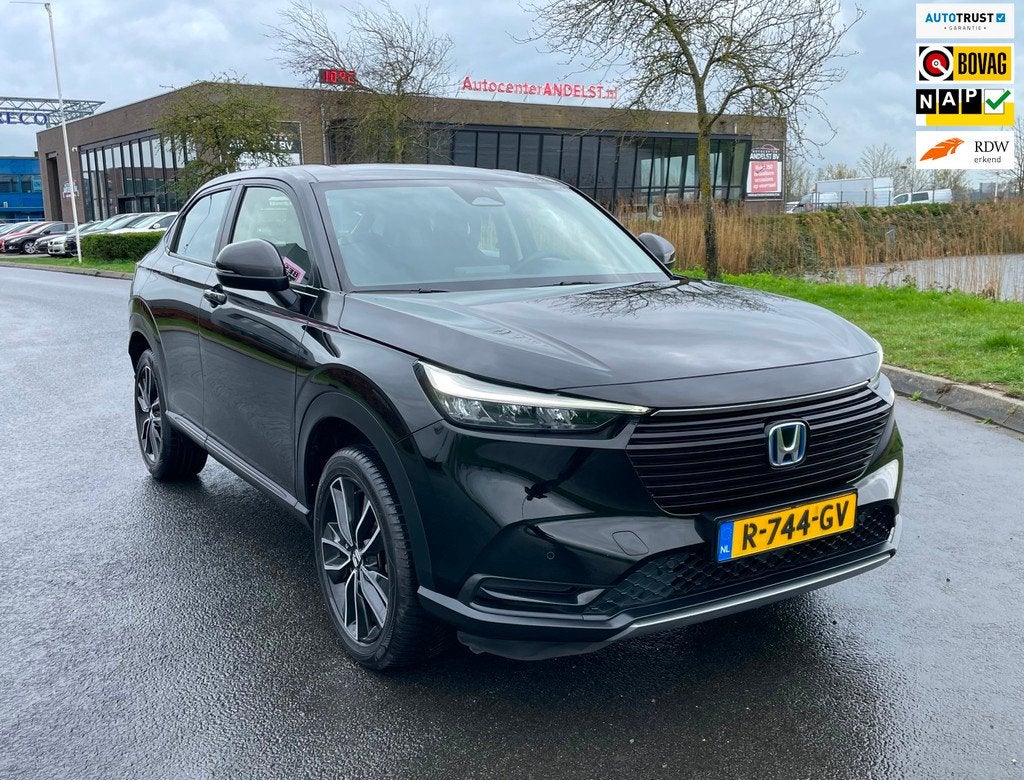 Honda HR-V 1.5 e:HEV Elegance Aut, Acc, Cam, Pdc, Navi, Stoe, Auto's, Honda, Stof, Zwart, Origineel Nederlands, Hybride Elektrisch/Benzine