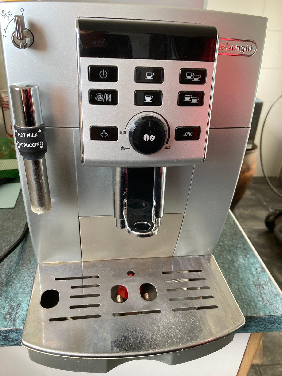 De Longhi koffiemachine ECAM 23.120.SB voor onderdelen, Ophalen, 10 kopjes of meer, Koffiemachine, Koffiebonen