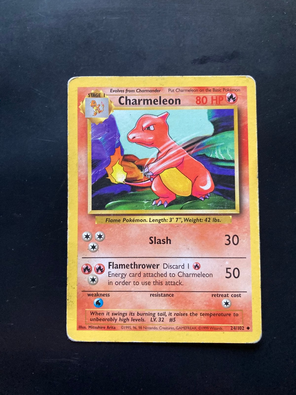 Pokemon kaart Charmeleon, Ophalen of Verzenden, Zo goed als nieuw