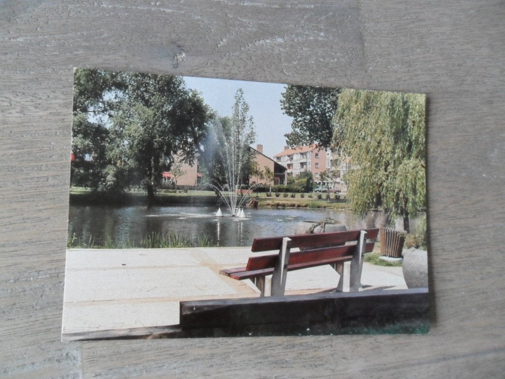 Leerdam Oost, fontein 1980, Verzenden, 1980 tot heden, Gelopen, Zuid-Holland