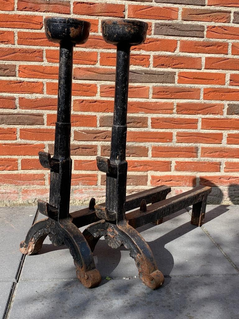 Set haardbokken met komvorm, Ophalen