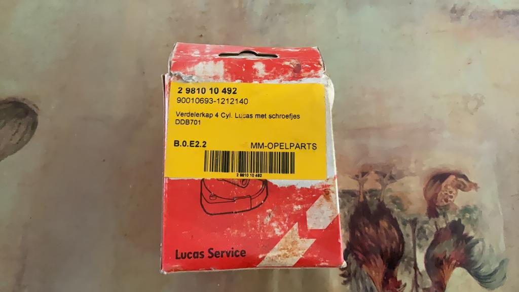 Verdelenkap opel kadett, Ophalen