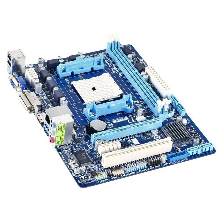 Gigabyte GA-F2A75M-HD2 Moederbord, Socket FM2, DDR3, Ophalen of Verzenden, Zo goed als nieuw