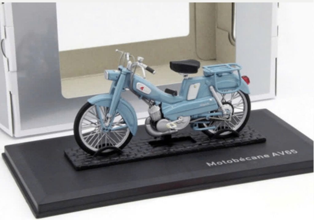 Motobecane Mobylette AV65 '65 l.Blauw 1:18 NOREV REF. 182056, Verzenden, Nieuw, Overige typen, Norev