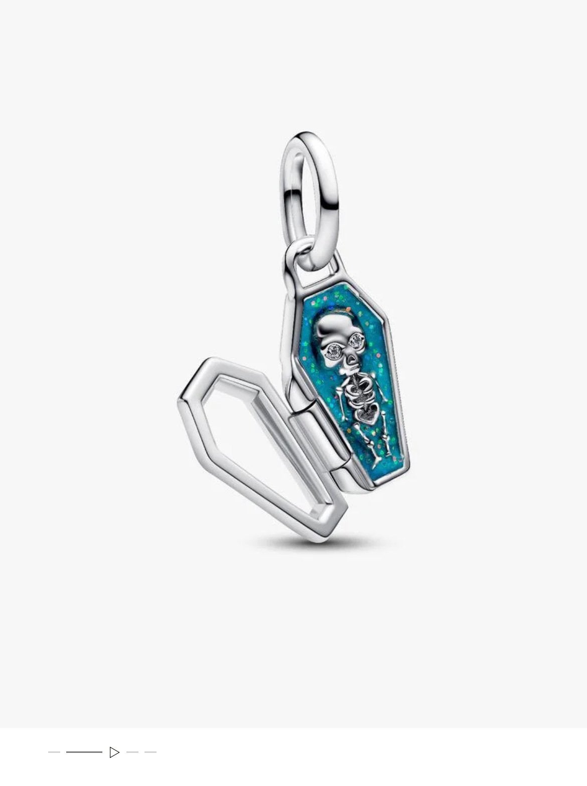 Pandora bedel Doodskist, Sieraden, Tassen en Uiterlijk, Bedels, Ophalen, Nieuw, Zilver, Pandora