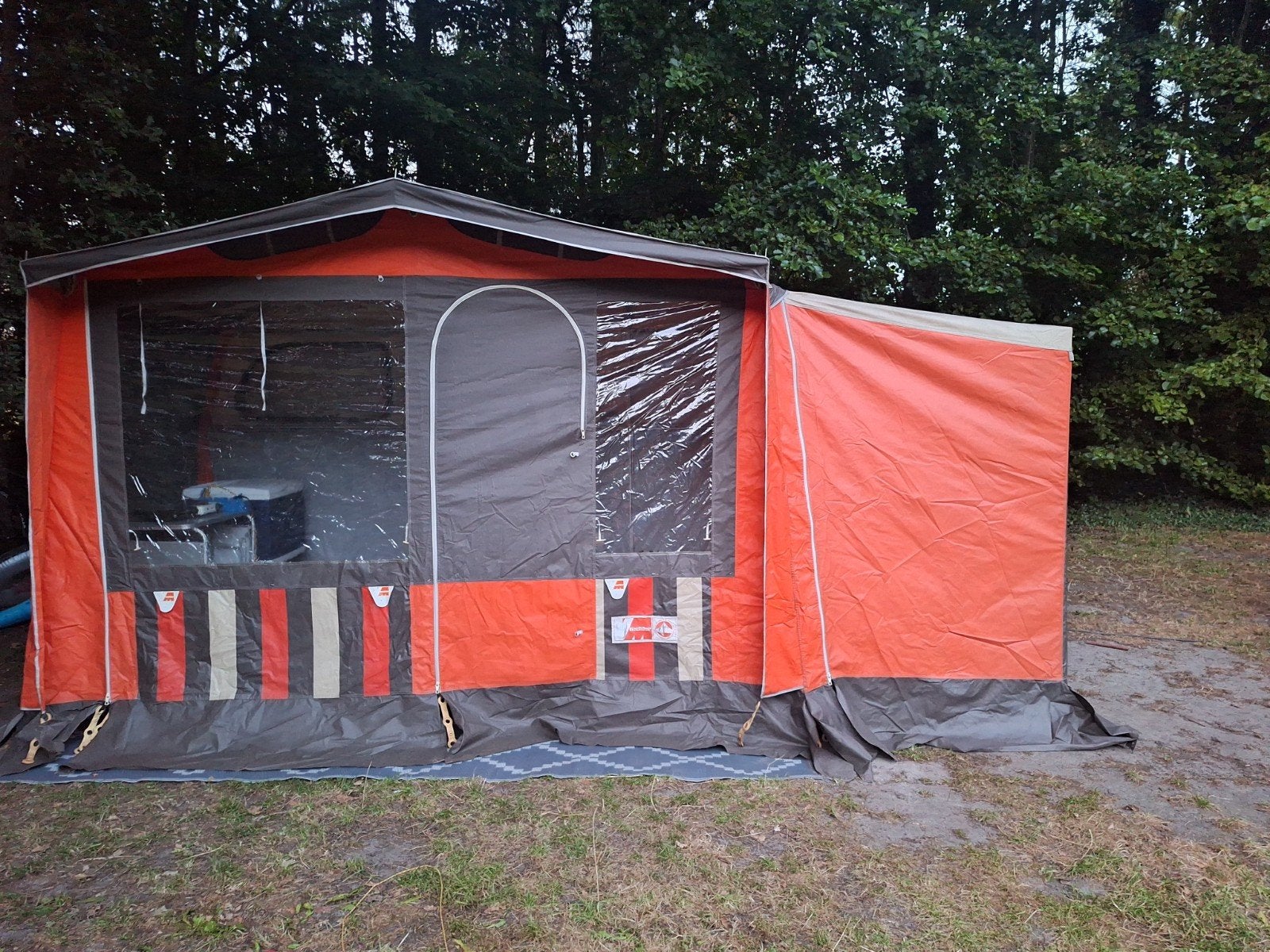 Unieke Originele Meher Voortent + Keukentent voor Constructa, Caravans en Kamperen, Ophalen, Gebruikt