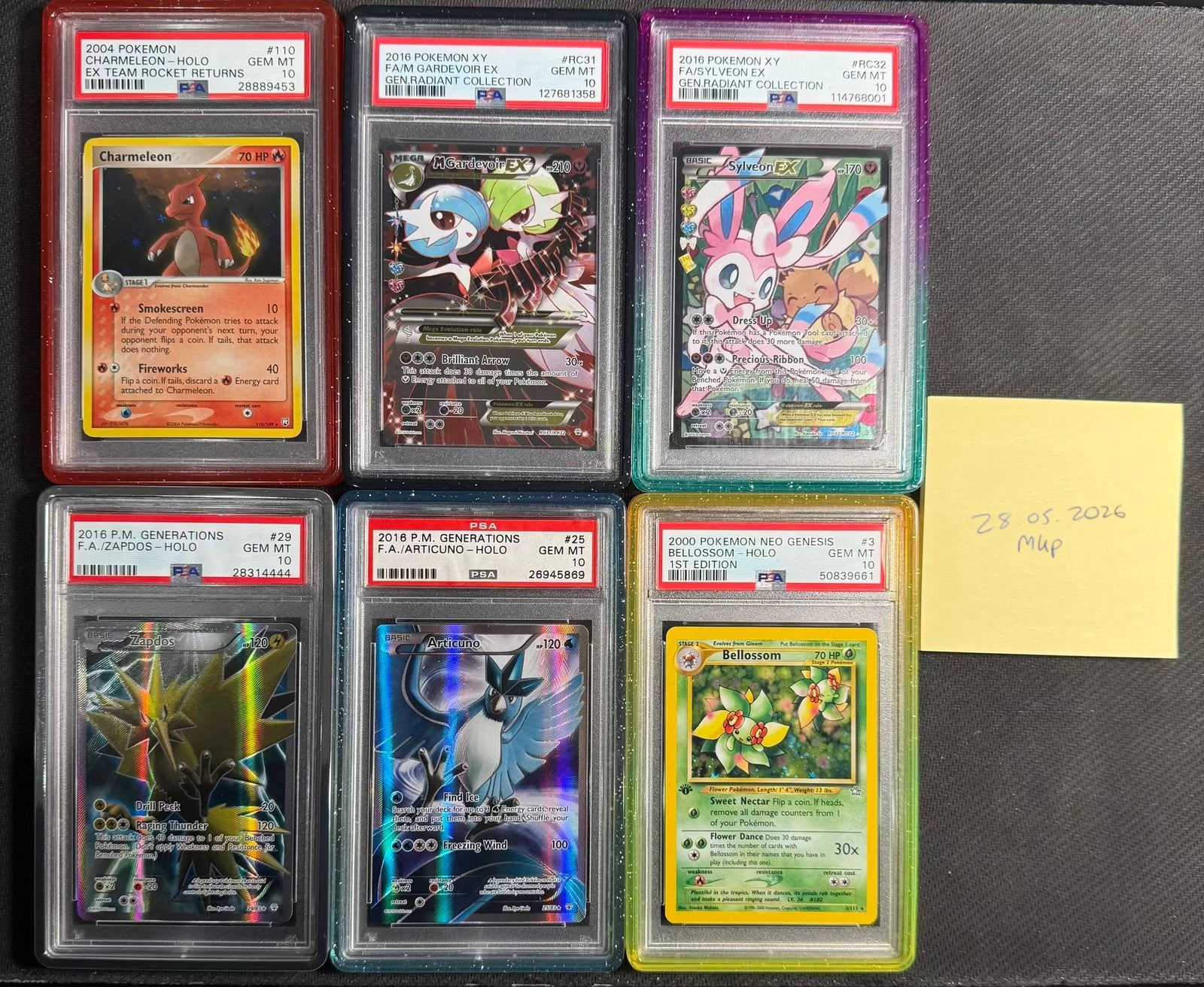 6x PSA 10 Graded collection - Various sets: TRR/GEN/RC/NG, Ophalen, Zo goed als nieuw, Meerdere kaarten