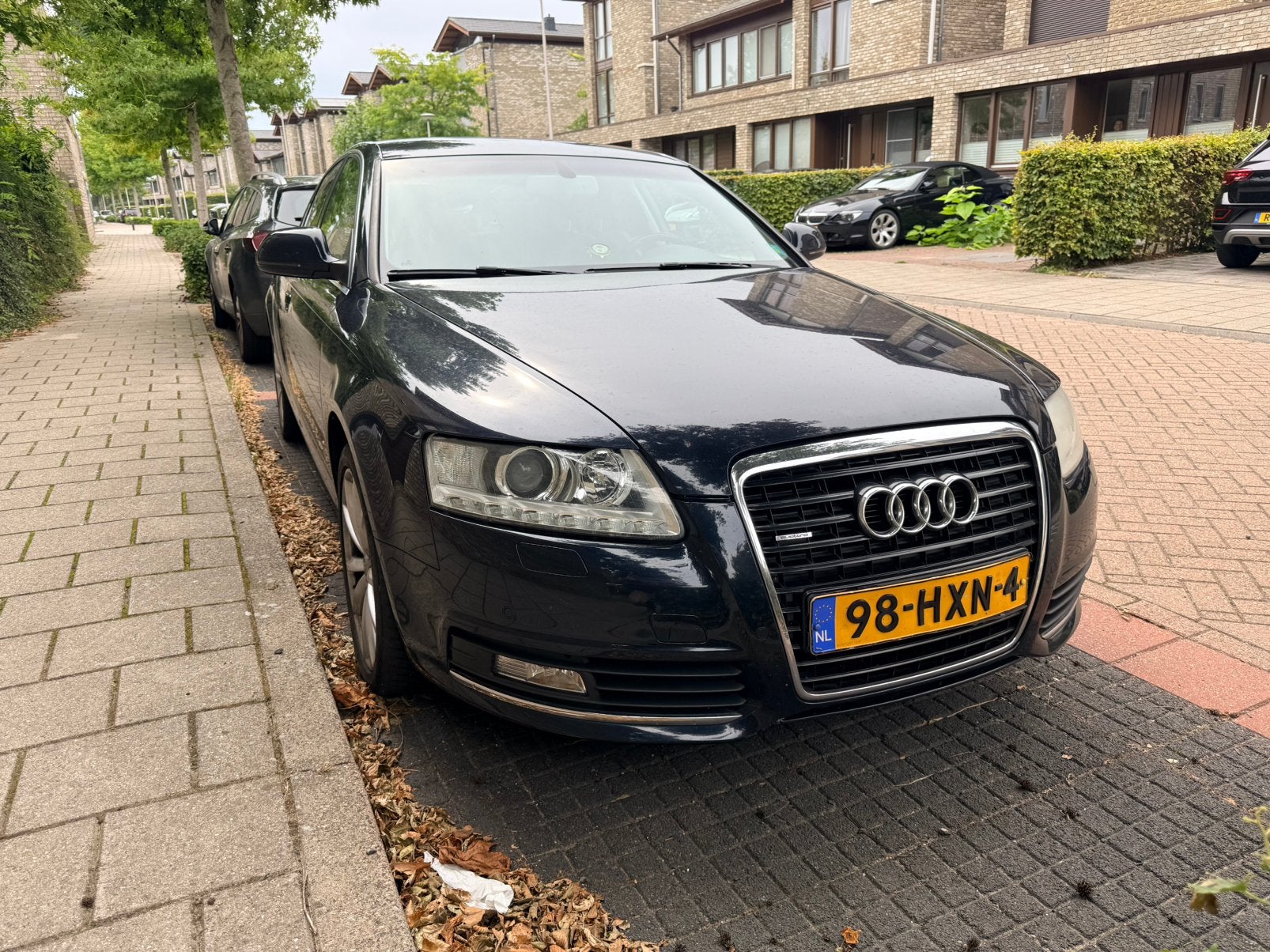 Audi A6 3.0 Tfsi Quattro Tiptr. 2009 Blauw 350 pk, Auto's, Zwart, Blauw, Bedrijf, Vierwielaandrijving