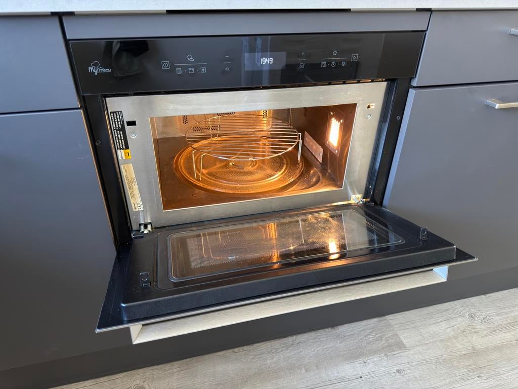 Bauknecht inbouw combimicrogolfoven EMDK7CT638 PT, Ophalen, Grill, Zo goed als nieuw, Inbouw
