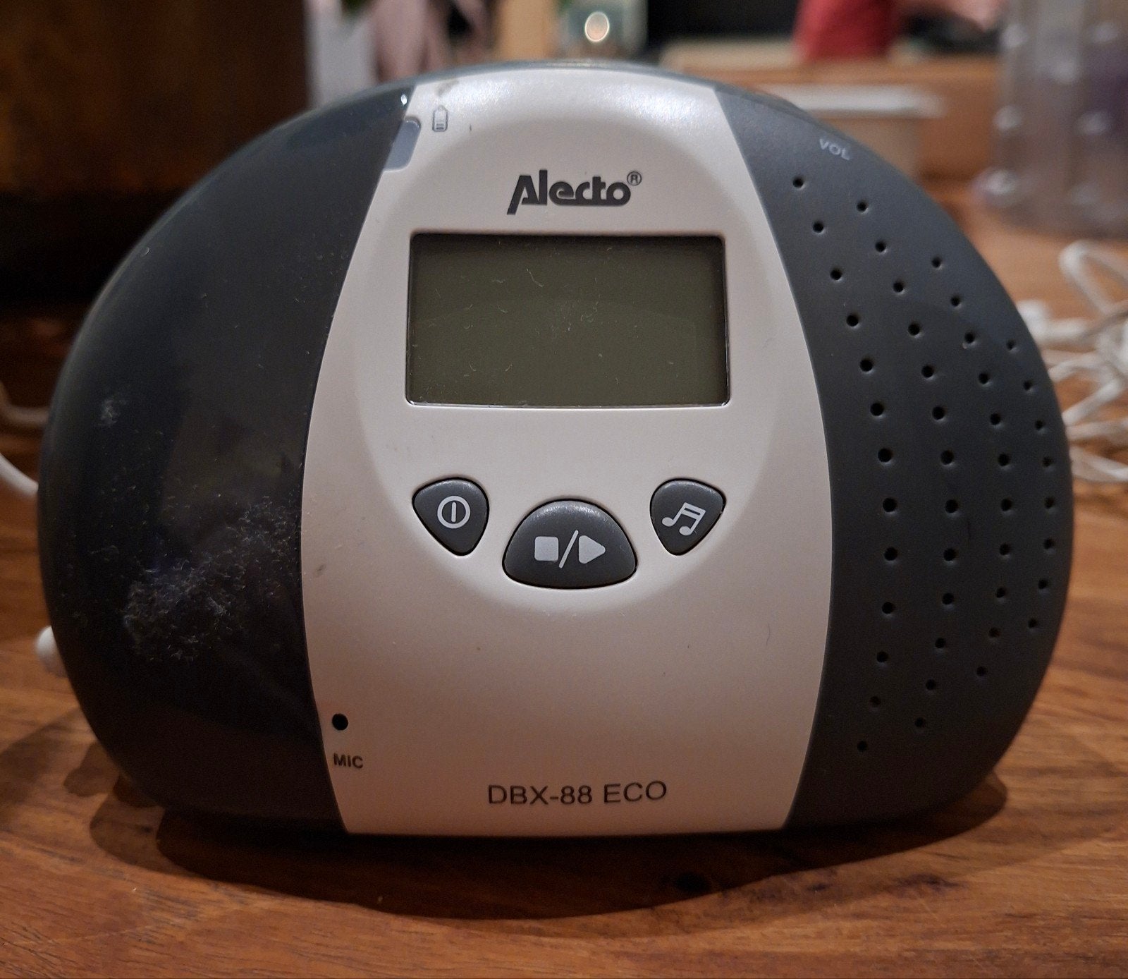 Alecto DBX-88 ECO Babyfoon met terugspreekfunctie, Ophalen, Gebruikt, 100 tot 250 meter, Terugspreekfunctie