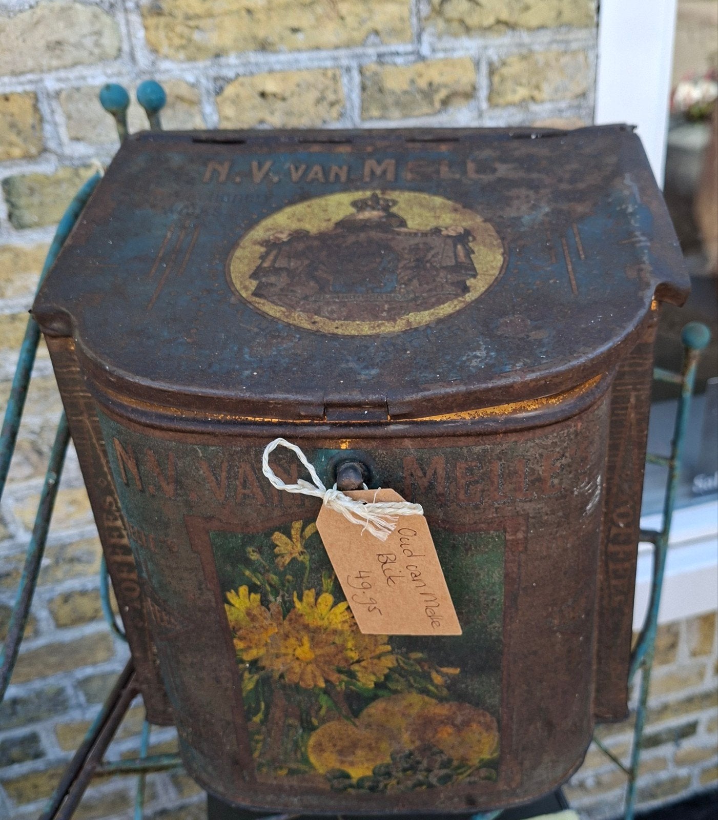 oud van Melle blik, Ophalen