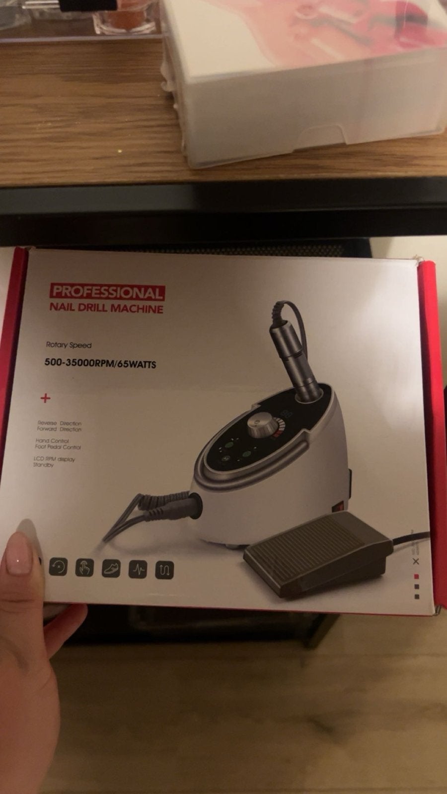 Professionele Nagelfreesmachine 500-35000RPM/65W, Ophalen, Nieuw, Overige typen