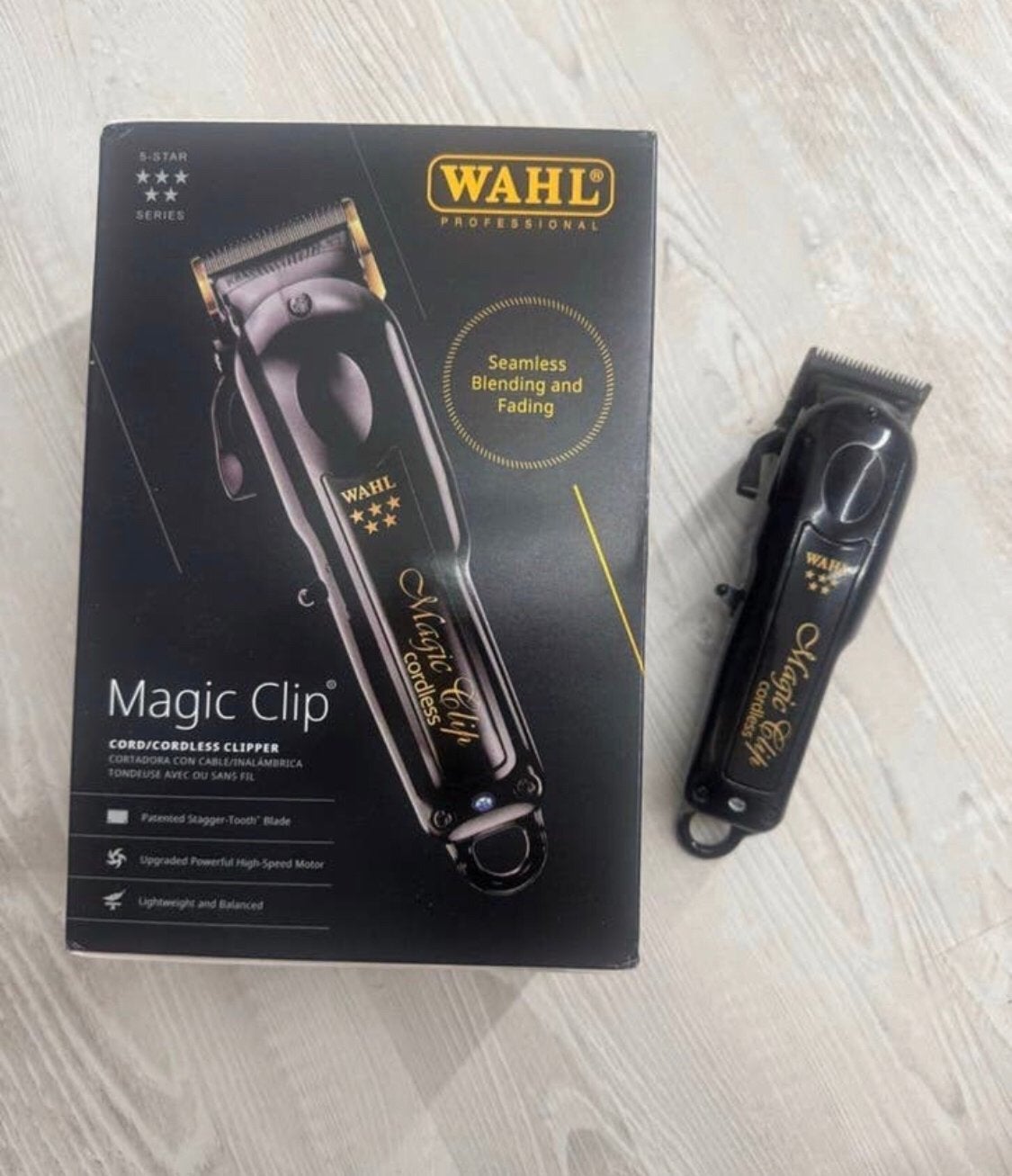 Wahl Magic Clip Cordless Tondeuse - Zo goed als nieuw, Ophalen of Verzenden, Zo goed als nieuw, Haarverzorging