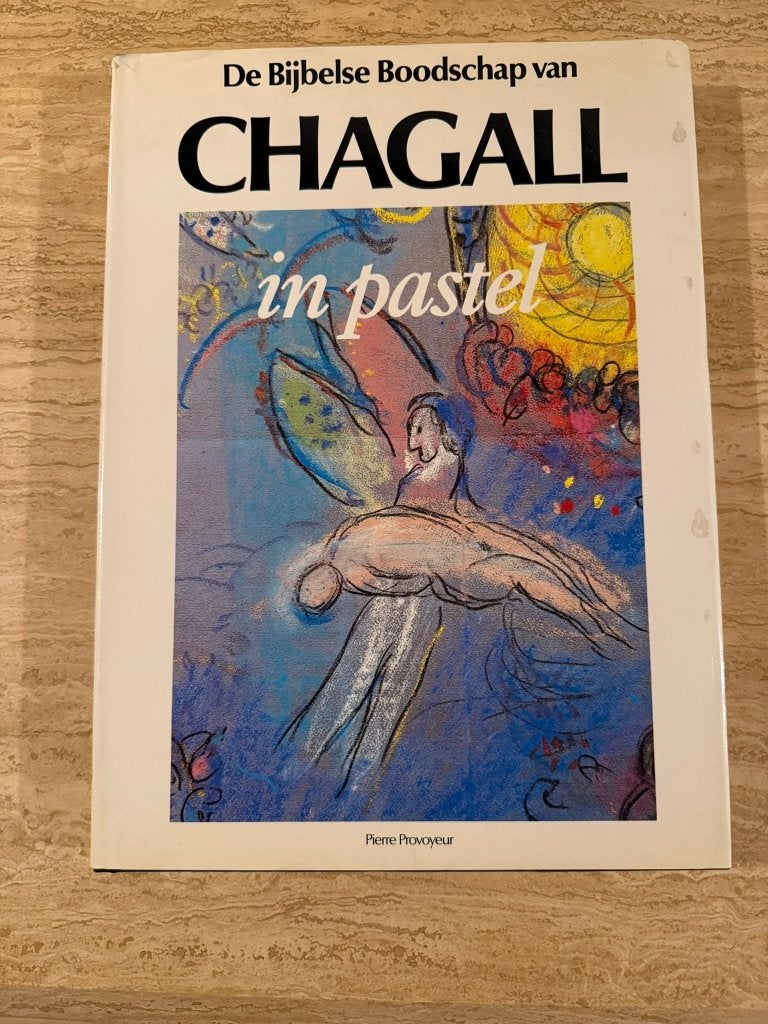 Bijbelse boodschap van chagall in pastel - P Provoyeur, Gelezen, Ophalen of Verzenden, P Provoyeur, Schilder- en Tekenkunst