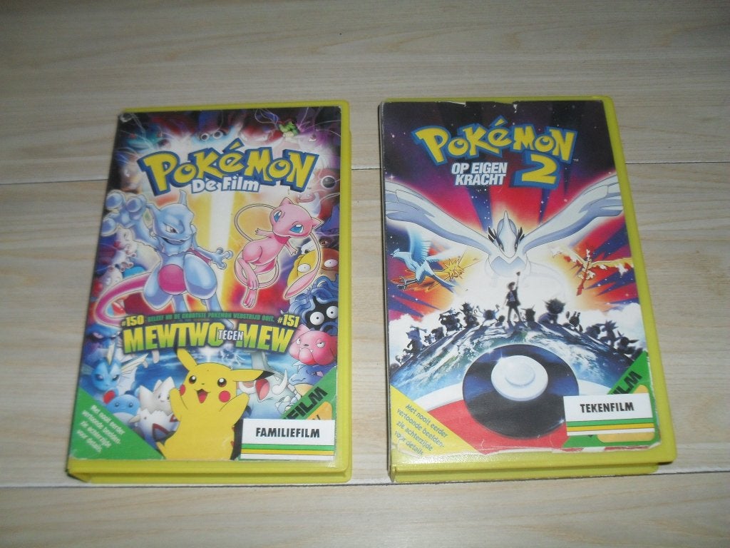 Pokemon video banden 2 stuks, Alle leeftijden, Ophalen, Gebruikt, Overige genres