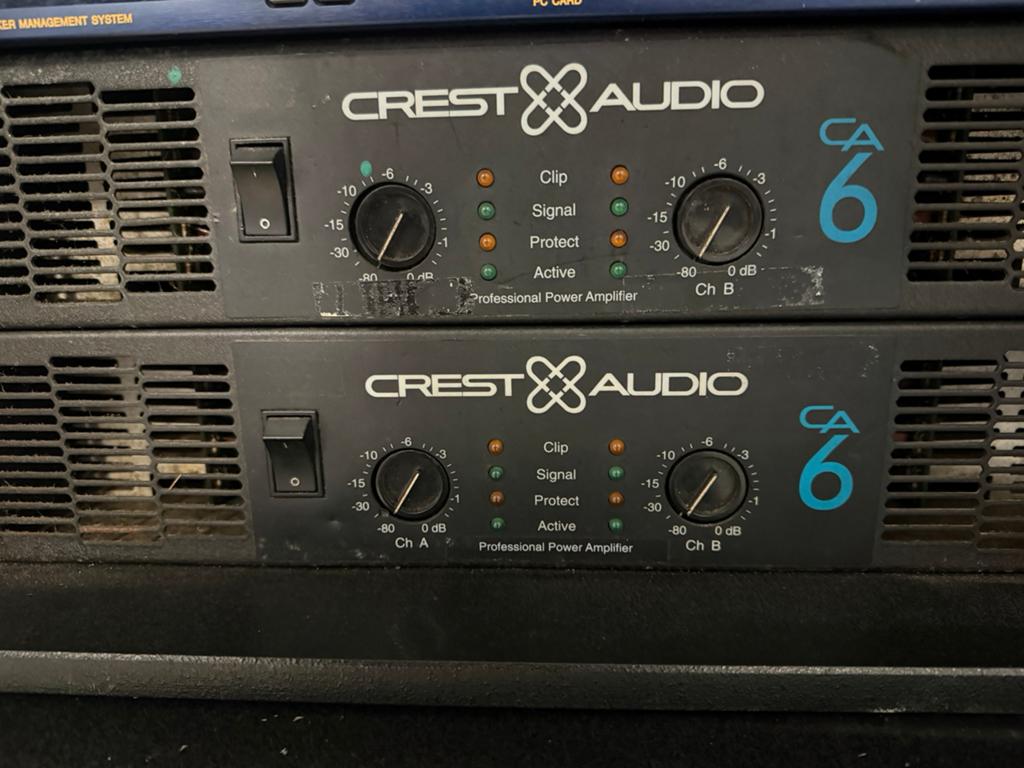 Crest amp, Muziek en Instrumenten, Versterkers | Keyboard, Monitor en PA, Ophalen, Zo goed als nieuw, Minder dan 500 watt