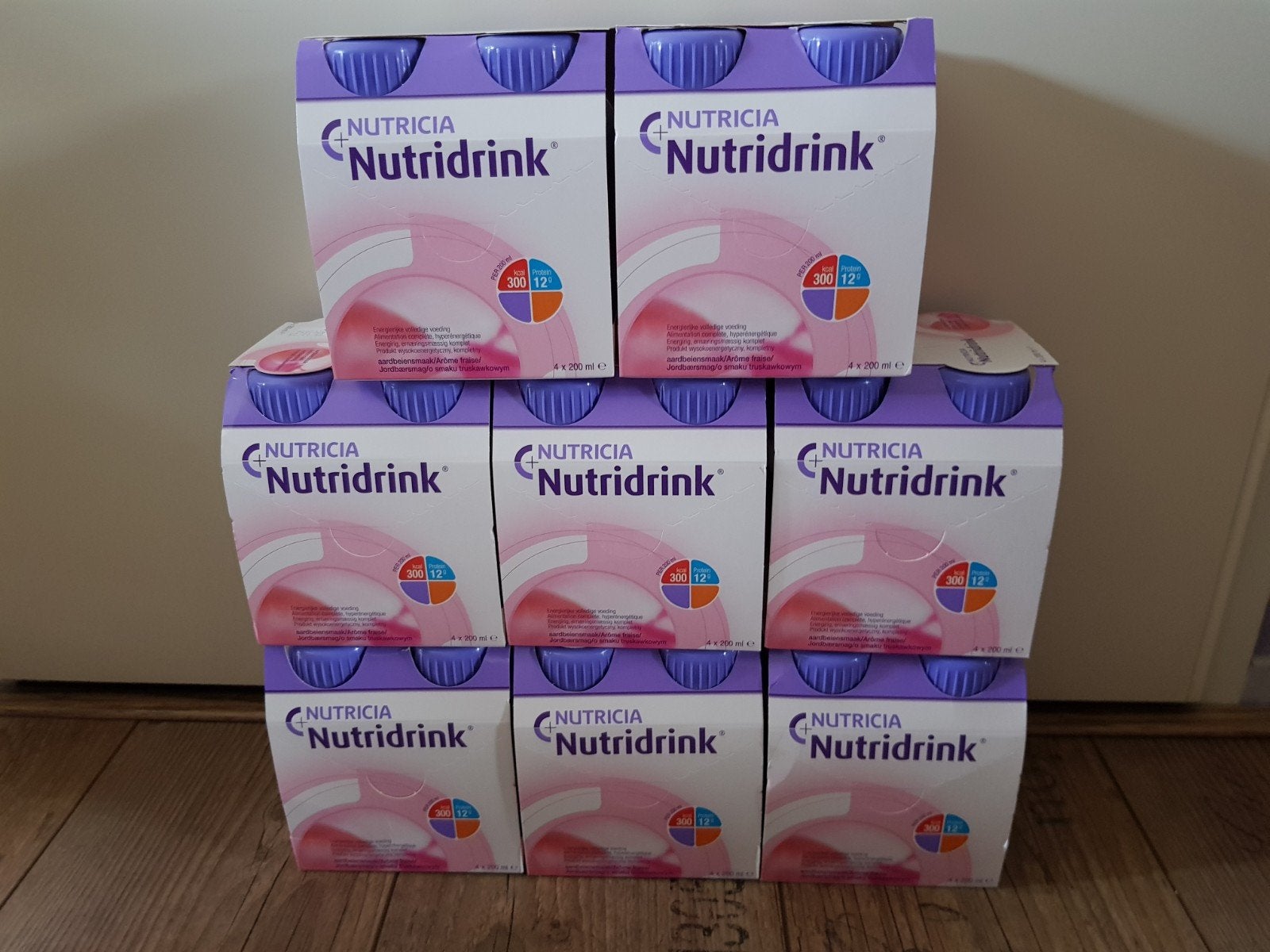 Nutridrink aarbei 32 flesjes nutricia, Ophalen of Verzenden